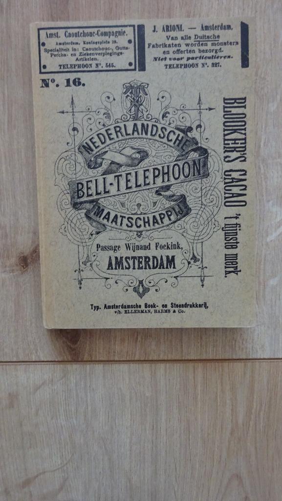 Nederlandsche Bell-telephoon maatschappij 1891, Ophalen of Verzenden, Gelezen