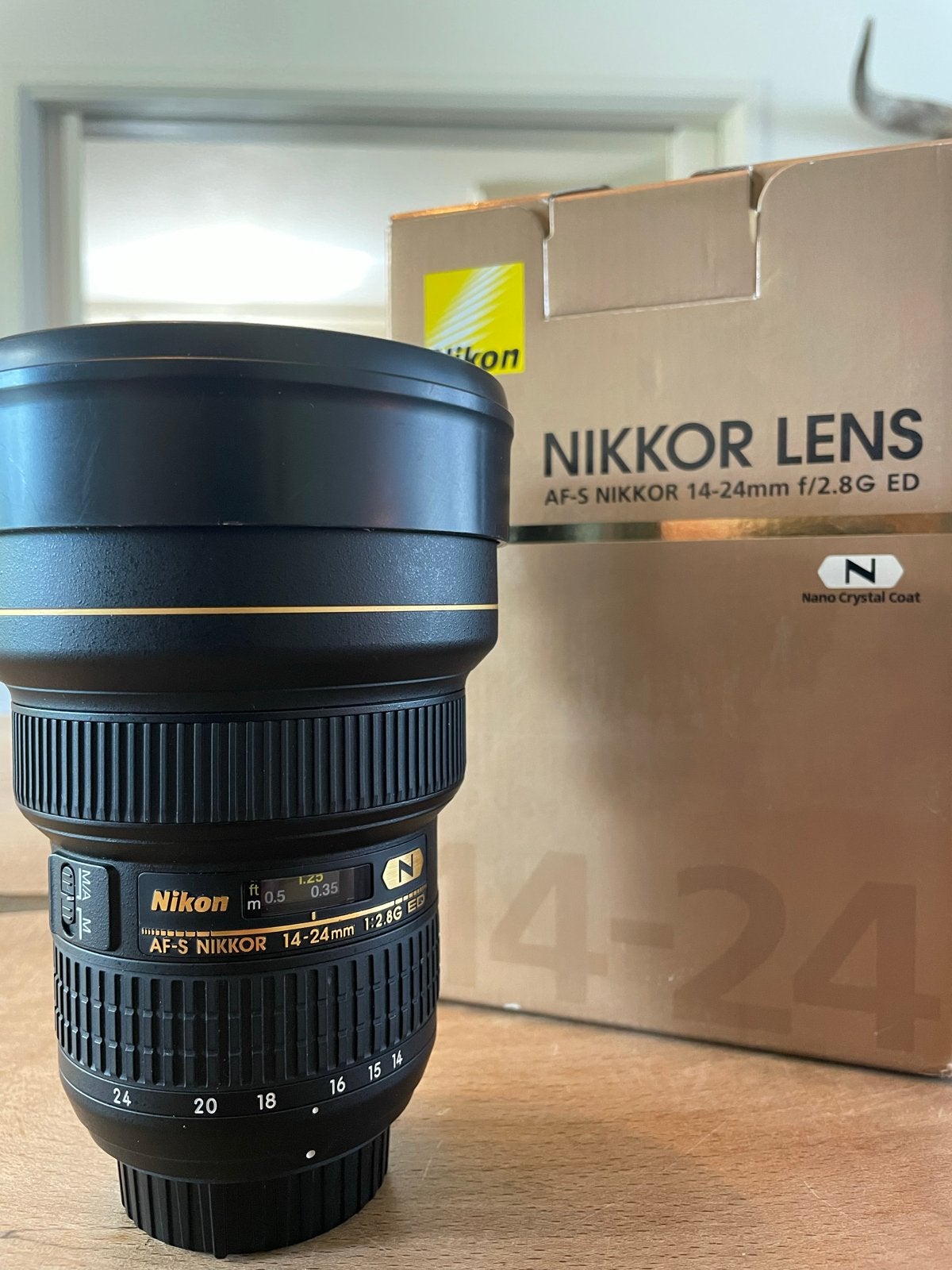 Nikon AF-S NIKKOR 14-24mm f/2.8G ED Groothoeklens, Autofocus, 14 mm, Nikon, Zo goed als nieuw