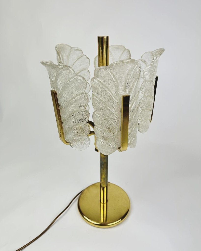 Vintage Carl Fagerlund tafellamp, Niet ingevuld, Niet ingevuld, Ophalen of Verzenden, Glas