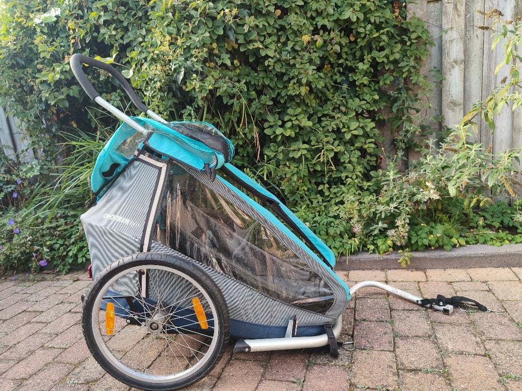 Croozer fietskar 1 kind- Goede staat, Fietsen en Brommers, Ophalen, Gebruikt, Opvouwbaar, Croozer