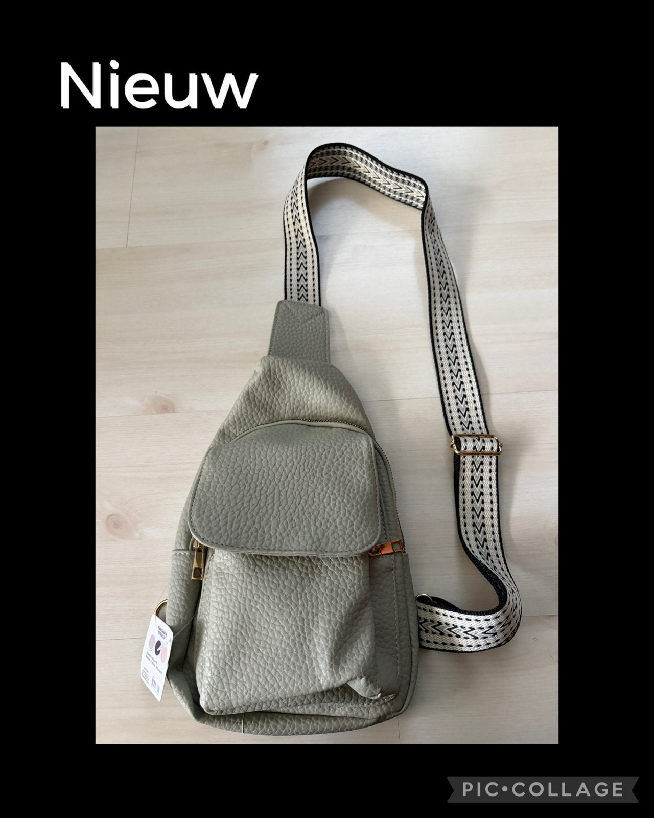 Nieuwe soepele tas - Ideaal voor dagelijks gebruik, Sieraden, Tassen en Uiterlijk, Ophalen of Verzenden, Nieuw, Groen, Schoudertasje