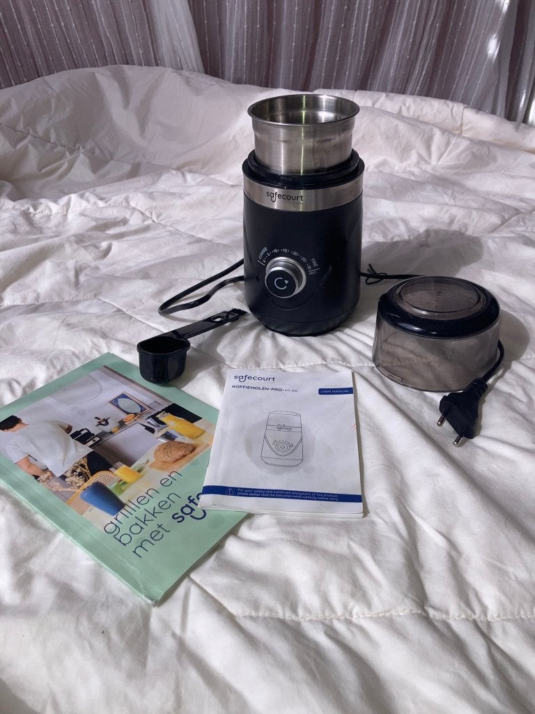 SAFECOURT coffee grinder, Ophalen of Verzenden, Zo goed als nieuw, Overige merken, Koffiemolen