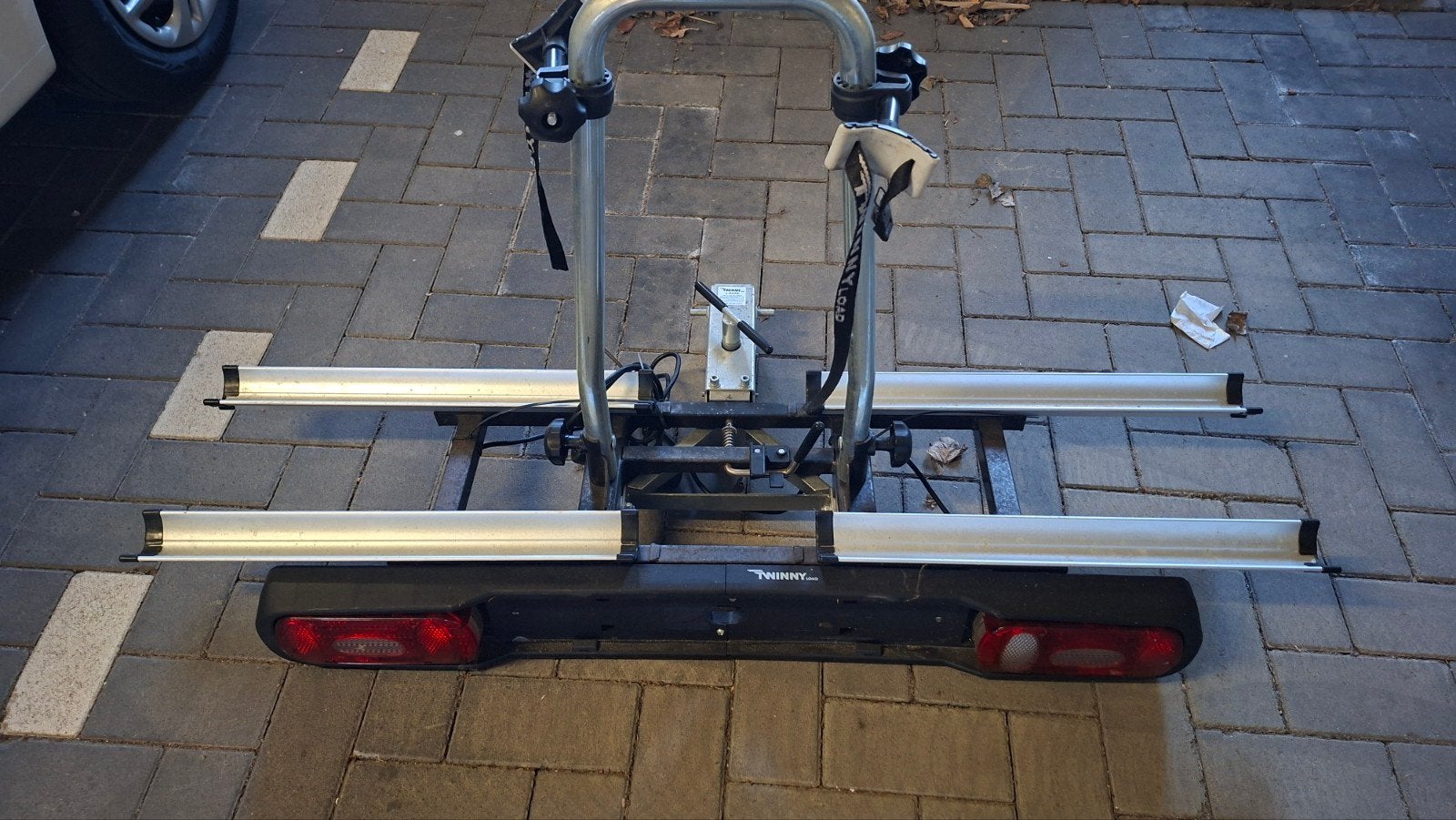 Twinny Load e-Base fietsendrager voor 2 e-bikes, Ophalen, Gebruikt, 2 fietsen, Trekhaakdrager