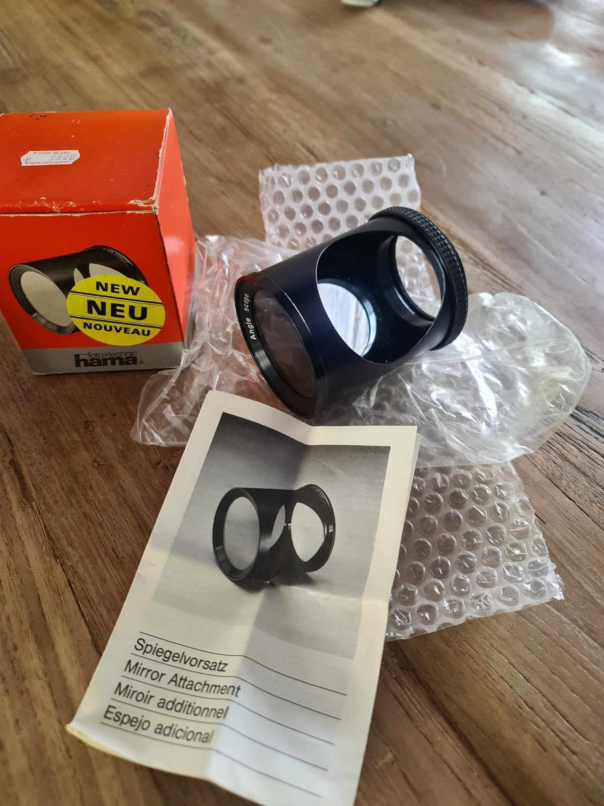 Hama Angle Scope Spiegelvorsatz 4399 S7 nieuw, Ophalen of Verzenden, Nieuw, Standaardlens