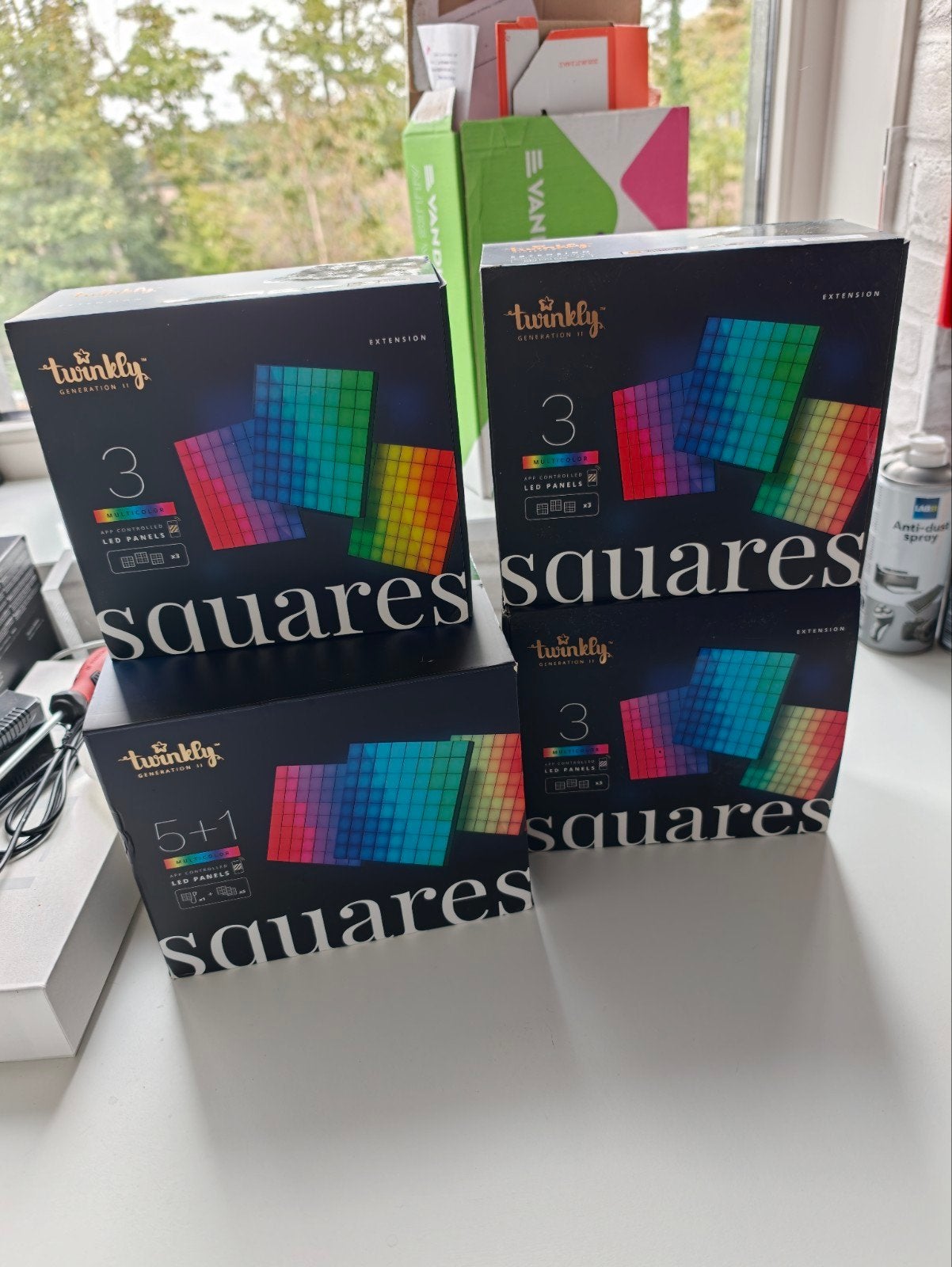 Twinkly squares incl starterset 15 panelen nieuw, Ophalen of Verzenden, Nieuw, Led-lamp