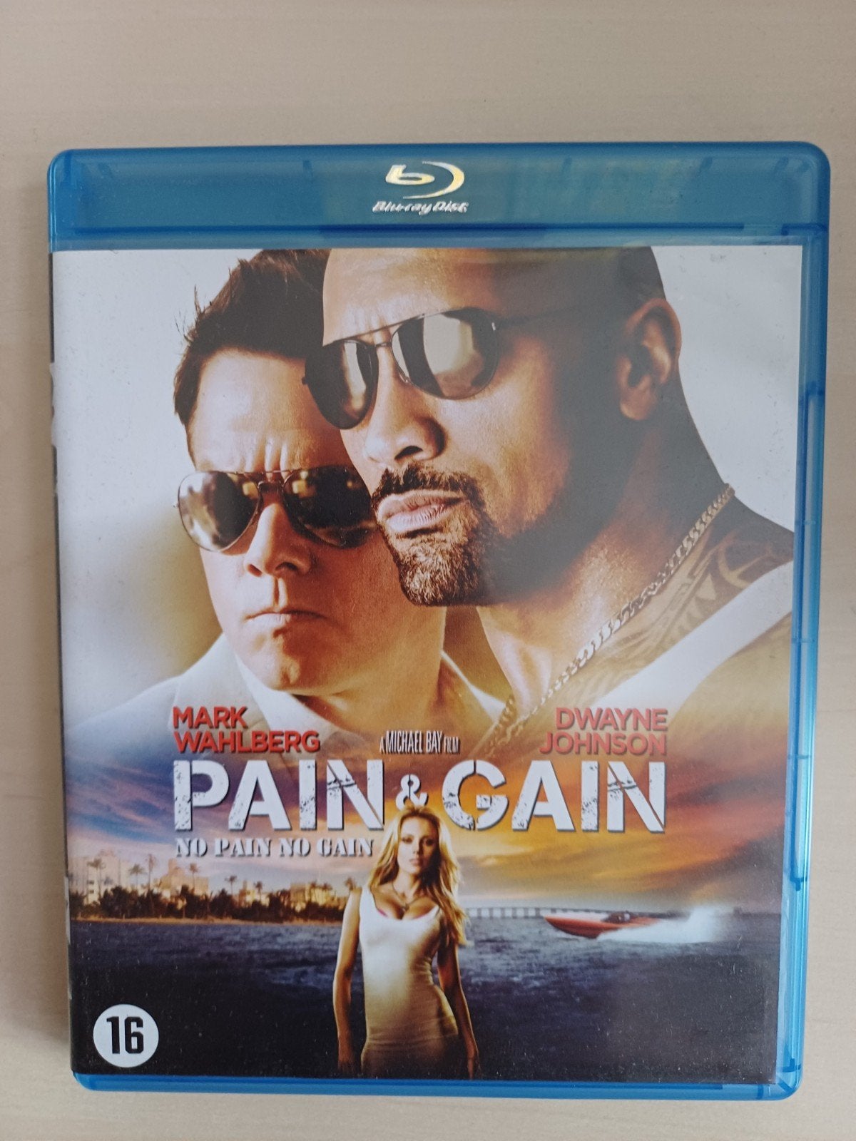 Pain & Gain Blu-ray (Mark Wahlberg, Dwayne Johnson), Cd's en Dvd's, Blu-ray, Ophalen of Verzenden, Zo goed als nieuw, Actie