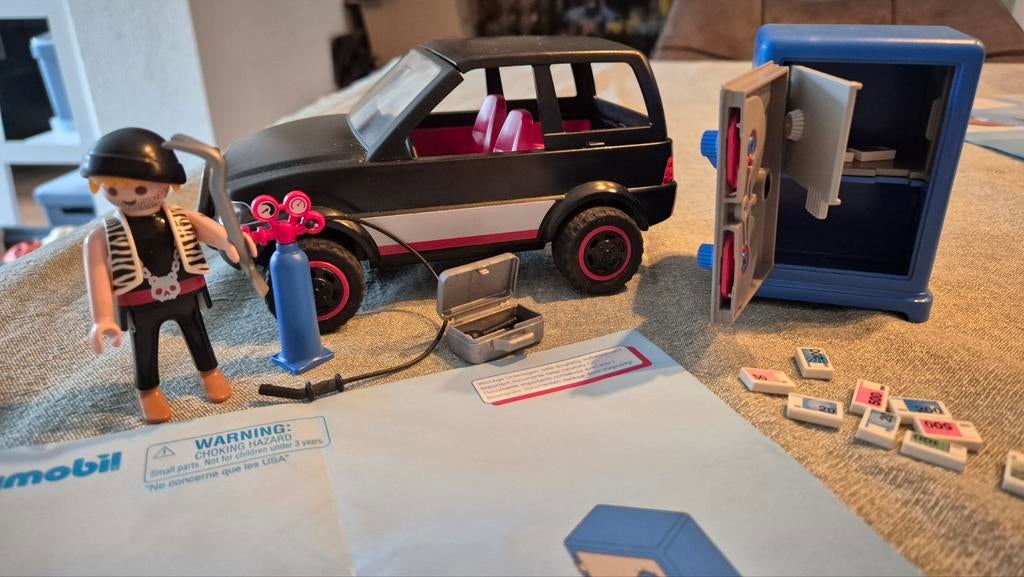 Playmobil set 4059: Overvalwagen met kluis en boef, Ophalen, Zo goed als nieuw