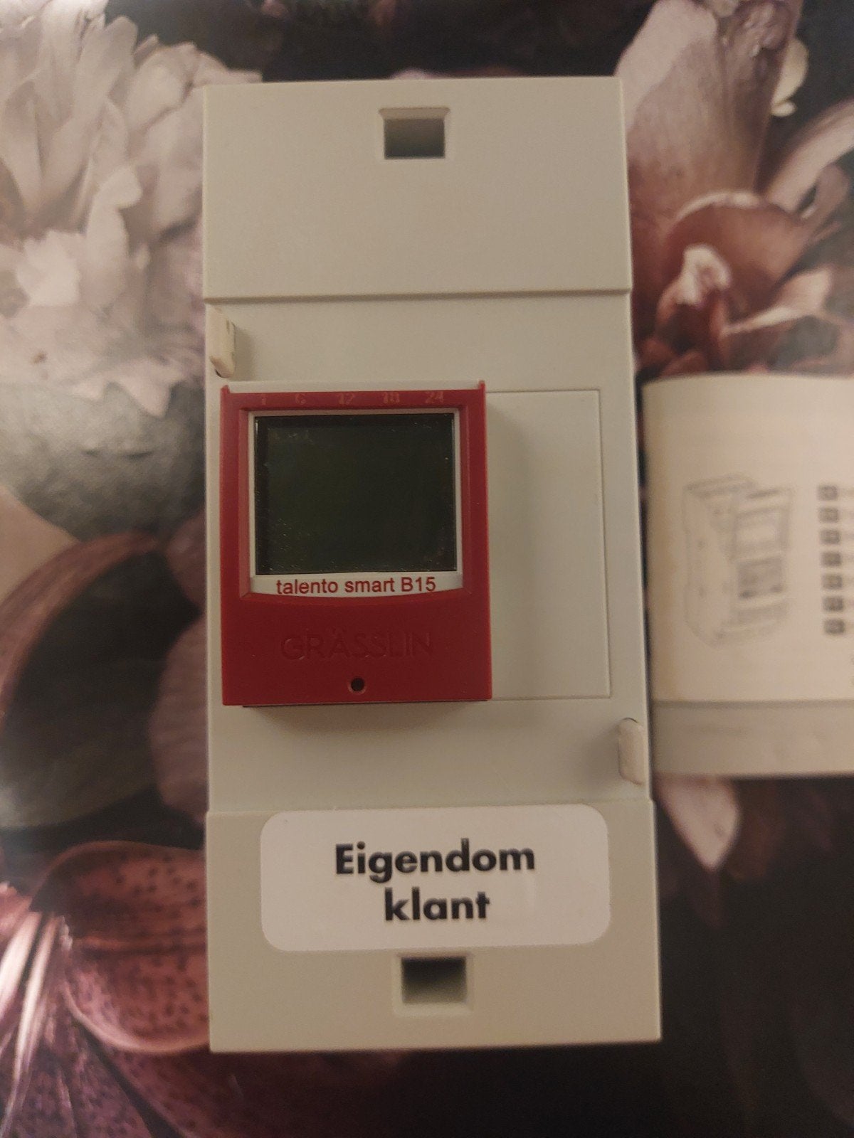 schakelklok digitaal passend op din rail, Hobby en Vrije tijd, Ophalen of Verzenden, Gebruikt