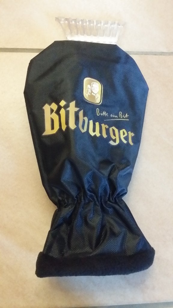 Bitburger ijskrabber met handschoen, Ophalen of Verzenden, Nieuw