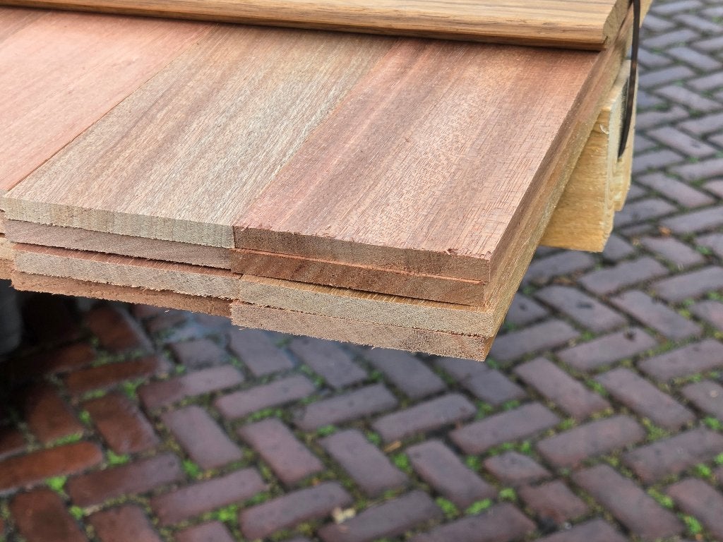36 Meranti planken - nr: HP2, Ophalen, Planken, Nieuw, Hardhout