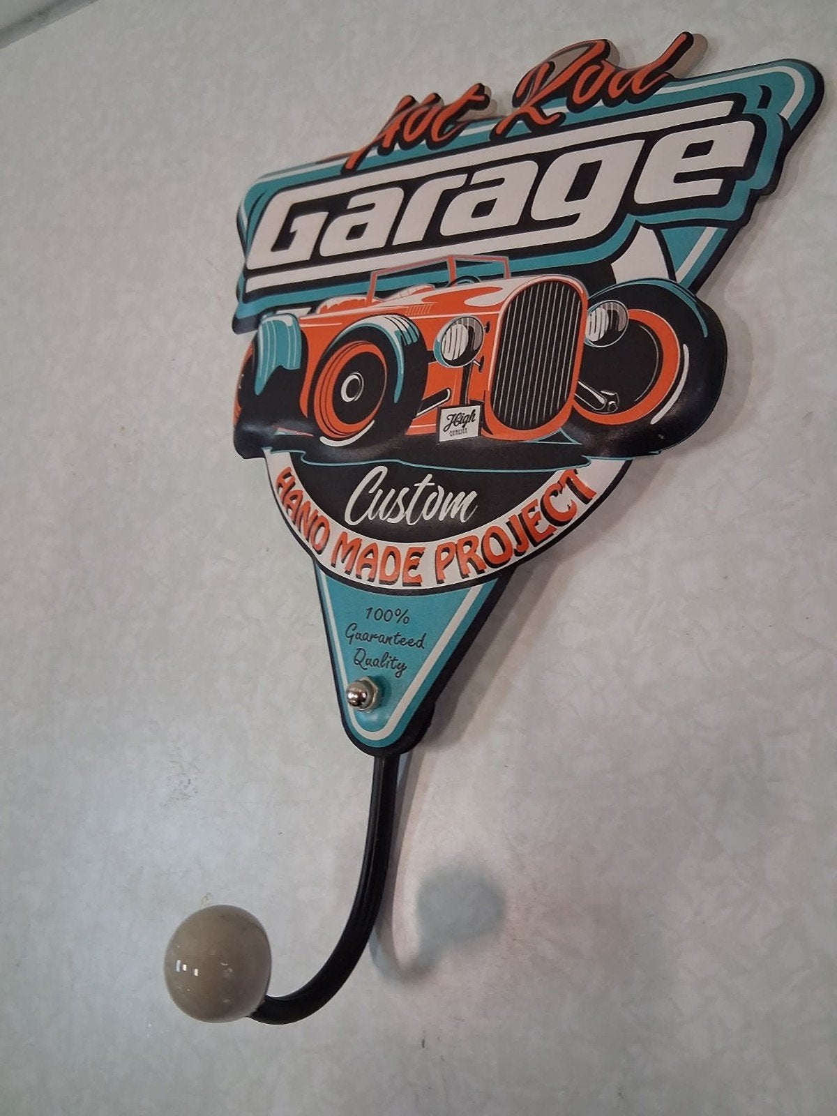 Kapstok "Hotrod Garage", Wandkapstok, Nieuw, Ophalen of Verzenden, Minder dan 100 cm