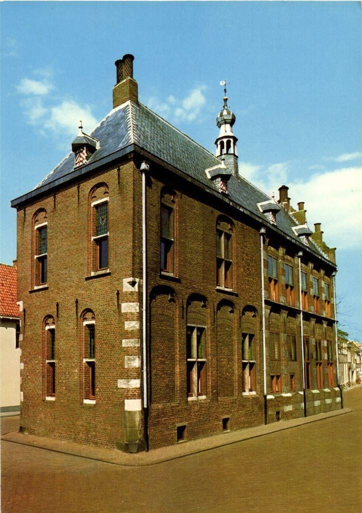 Hasselt, Gemeentehuis - 1992 gelopen, Ophalen of Verzenden, Voor 1920, Gelopen, Friesland