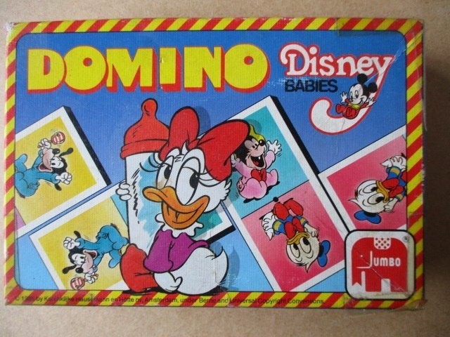adv10229 disney babies domino, Ophalen, Overige figuren, Gebruikt, Overige typen