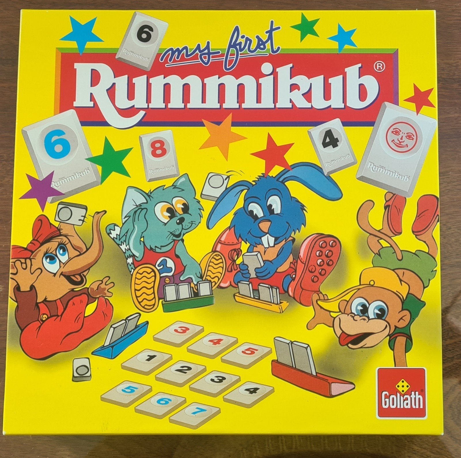 Rummikub Junior - Zo goed als nieuw, Drie of vier spelers, Ophalen of Verzenden, Zo goed als nieuw, Goliath