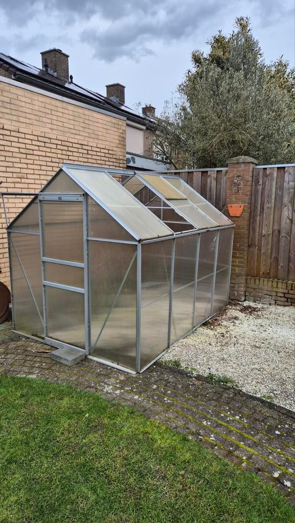 Gardebruk tuinkas met losse platen, Ophalen, Kweekkas, Aluminium, Polycarbonaat