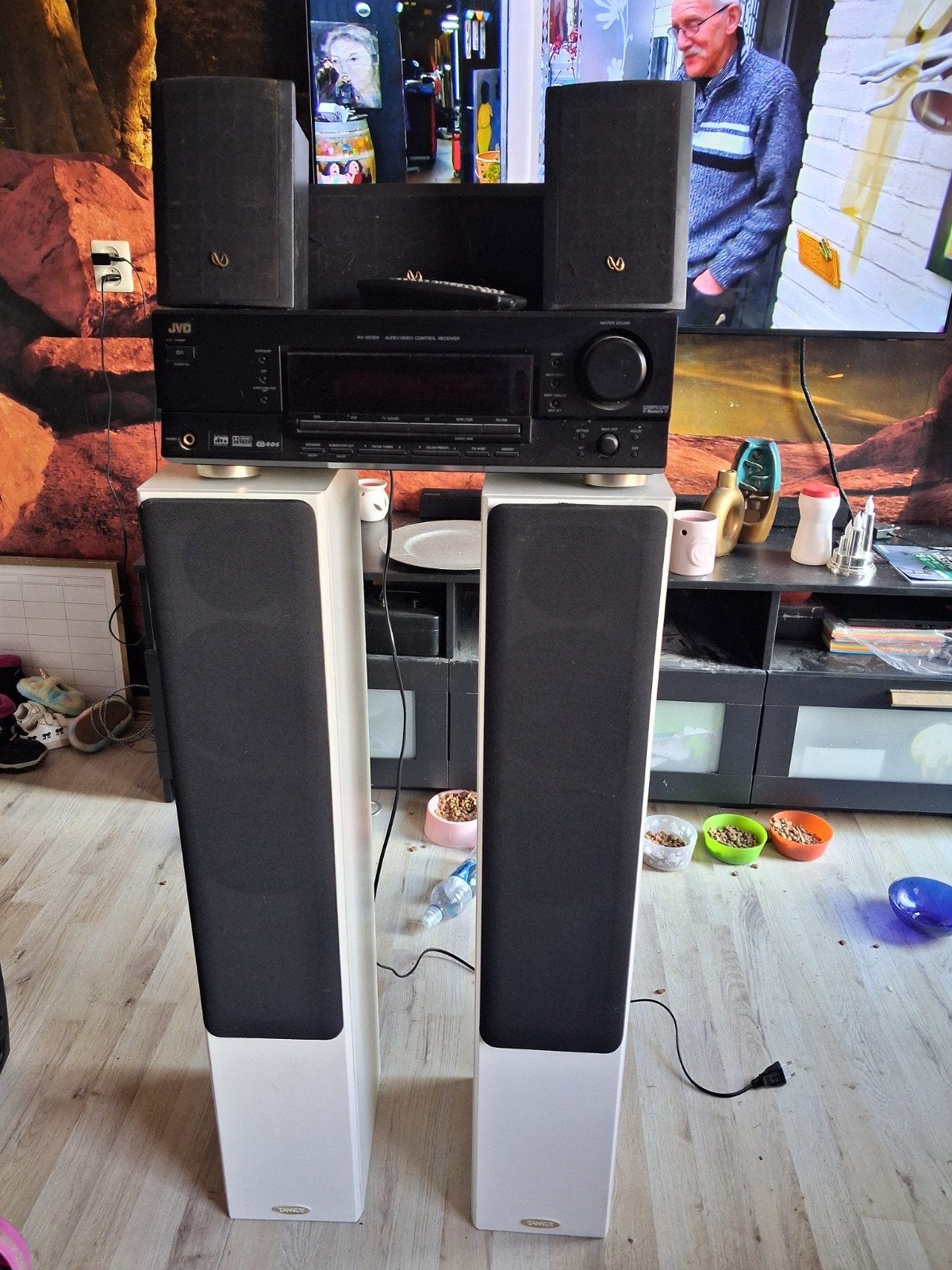 JVC Versterker met Luidsprekers - Complete Set, Ophalen, Gebruikt, Overige systemen, JVC