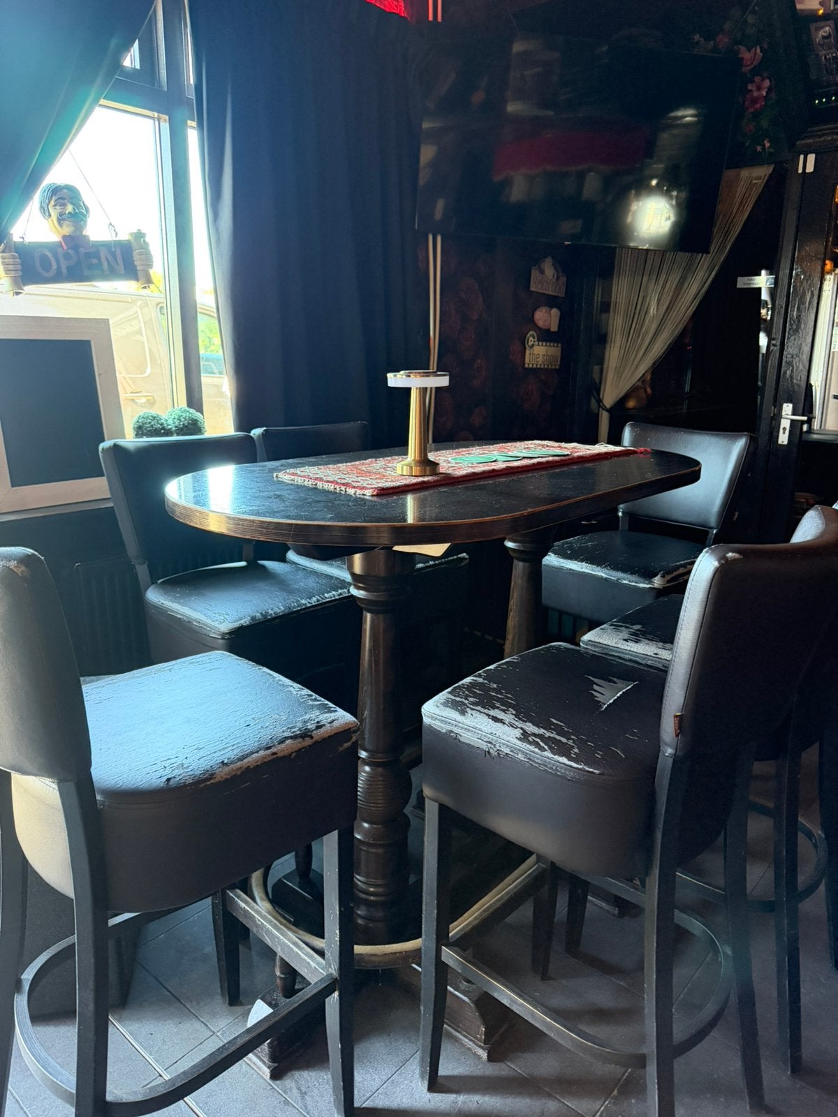Horeca Hoge stamtafel, Ophalen of Verzenden, Zo goed als nieuw