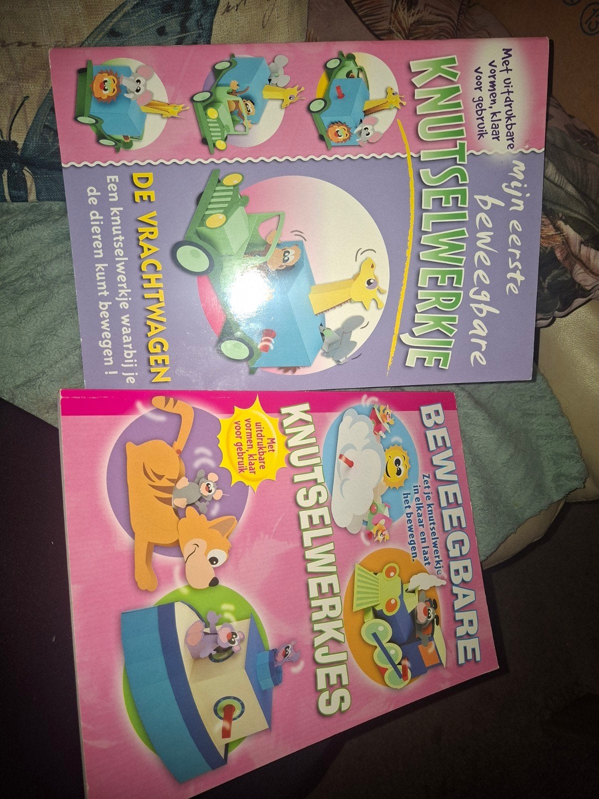 Beweegbare knutselwerkjes, Ophalen of Verzenden