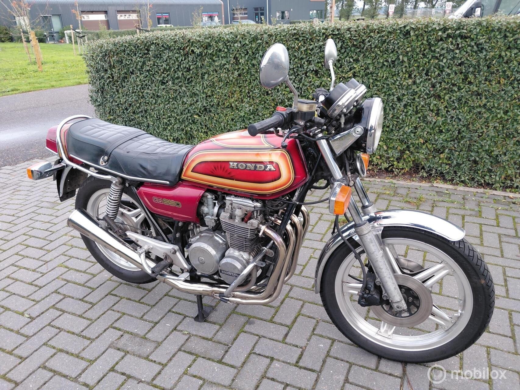 Leuke Honda CB 650 klassieker 1979 Inruil Kan, Motoren, Meer dan 35 kW, Toermotor, 626 cc, Handgeschakeld