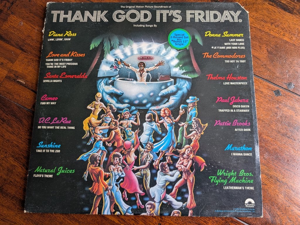 3 LP set - Thank God it's Friday, Boxset, Film en Theater, Gebruikt, Ophalen of Verzenden