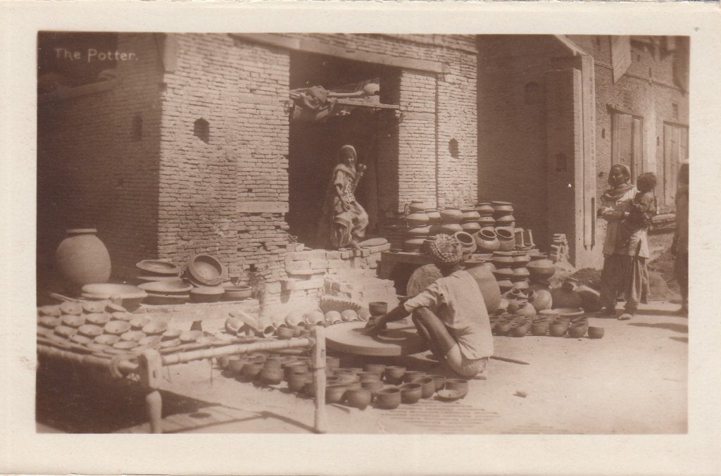 India - Delhi - The Potter, Verzenden, 1920 tot 1940, Ongelopen, Buiten Europa