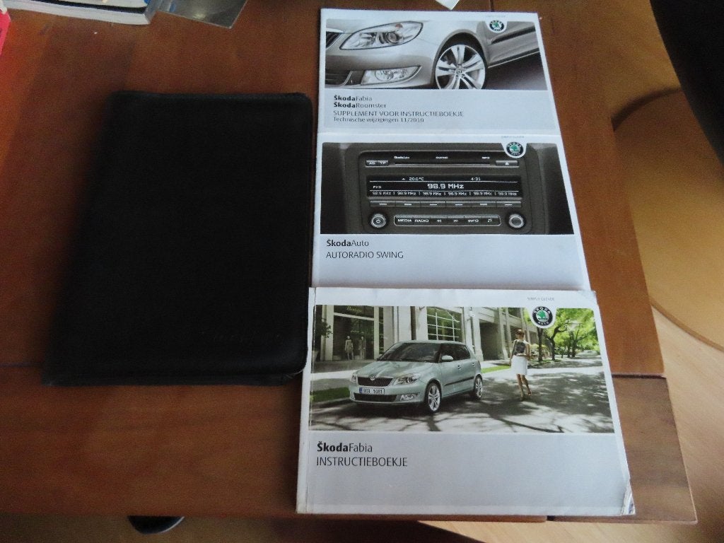 Instructieboek Skoda Fabia, Fabia Combi 2010, boordmap, Ophalen of Verzenden