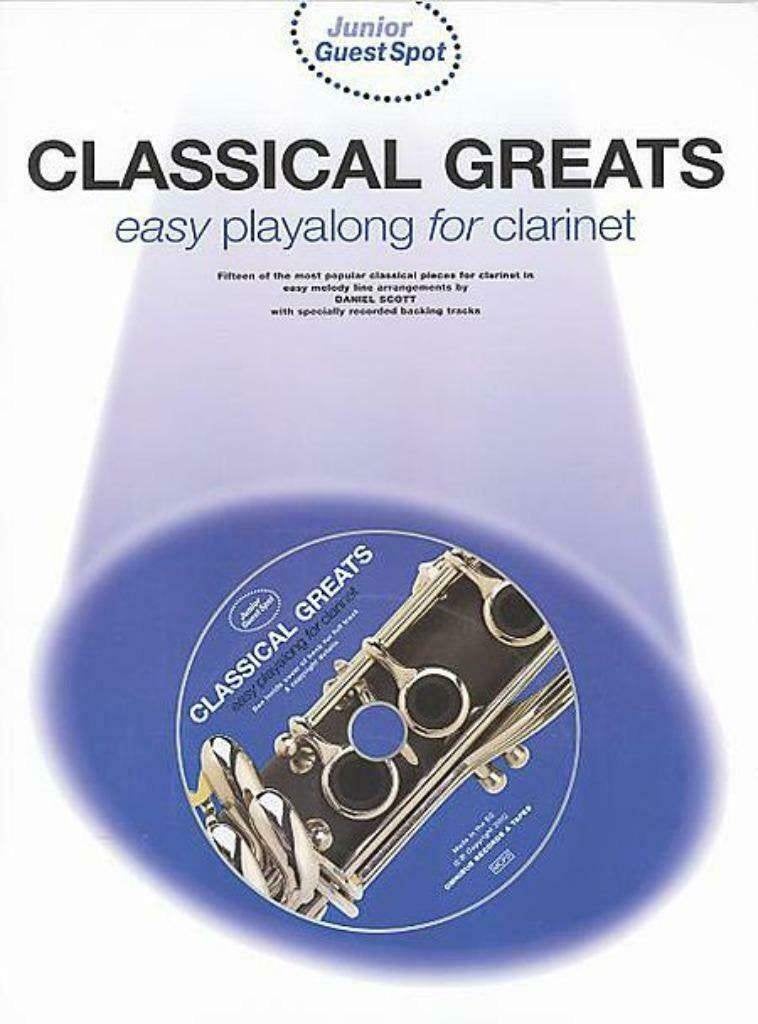 Klarinet: Classical Greats Junior Guest Spot + cd-MOOI, Ophalen of Verzenden, Artiest of Componist, Klassiek, Klarinet