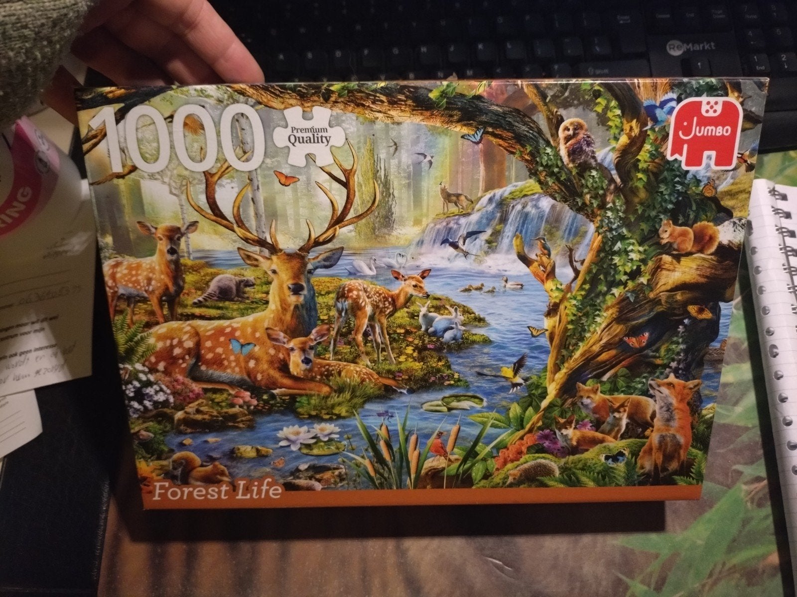 jumbo legpuzzel, Ophalen of Verzenden, 500 t/m 1500 stukjes, Zo goed als nieuw, Legpuzzel