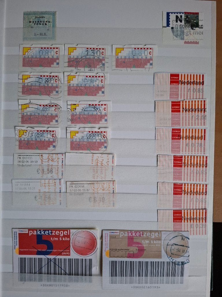 postzegels, Verzenden