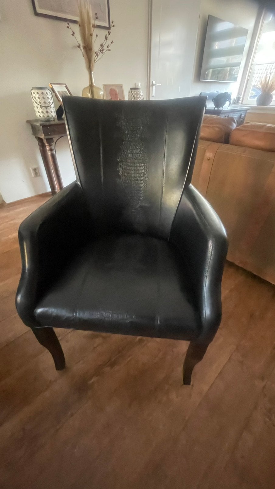 Eetkamerstoelen, Ophalen, Kunststof, Gebruikt, Zwart