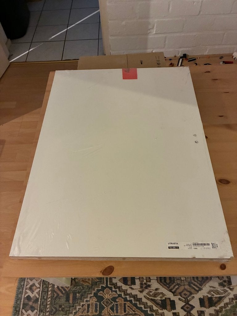 IKEA keuken plank wit 2 keer UTRUSTA, Huis en Inrichting, Ophalen, Wit, Nieuw, 50 tot 100 cm