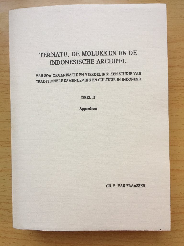 Ternate, de Molukken en de Indonesische Archipel, Ophalen of Verzenden, Zo goed als nieuw, Ch.F. van Fraassen