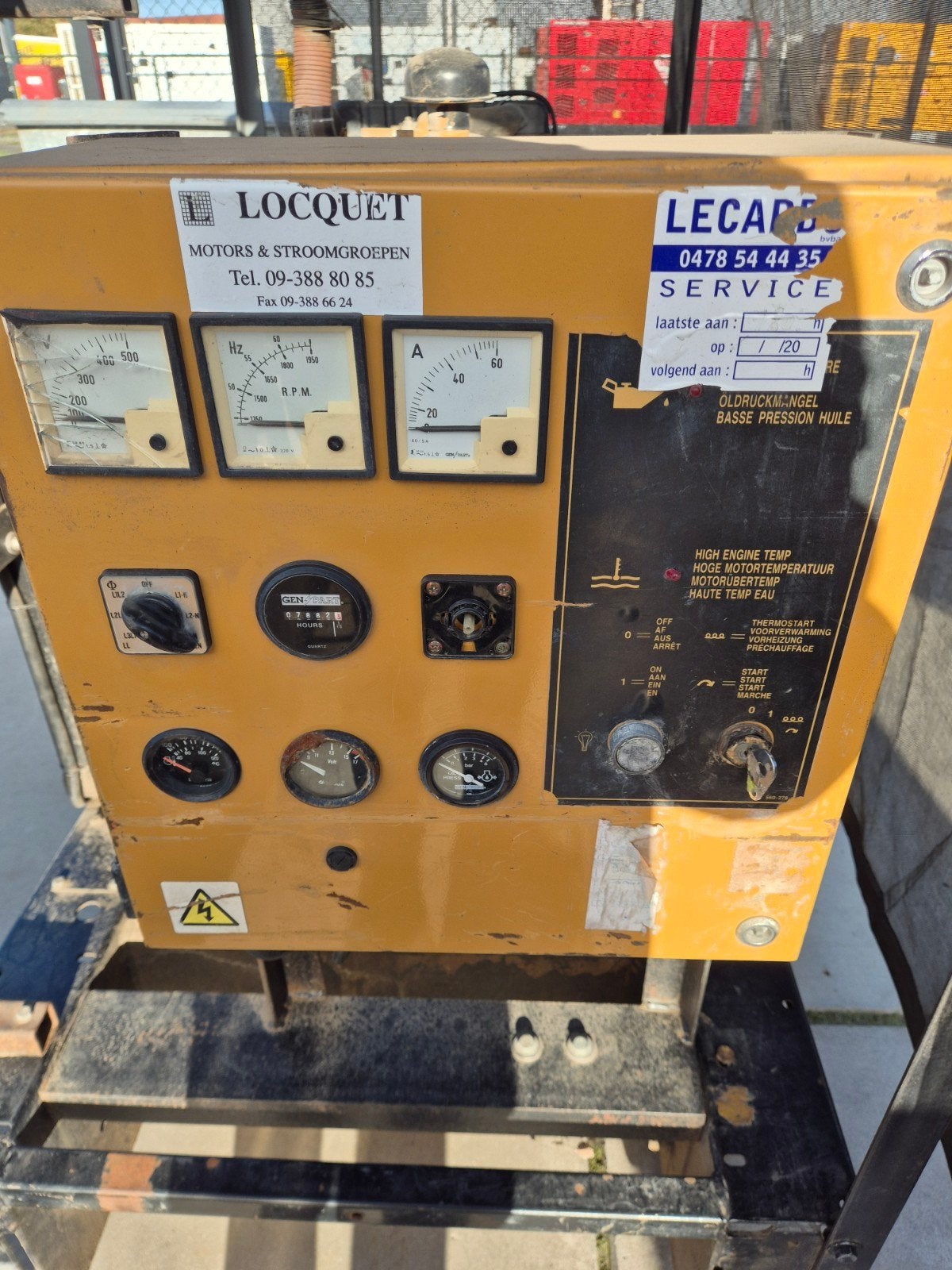 Perkins Wilson 30 kva aggregaat, Ophalen, Gebruikt, Elektrisch startend, Dieselolie