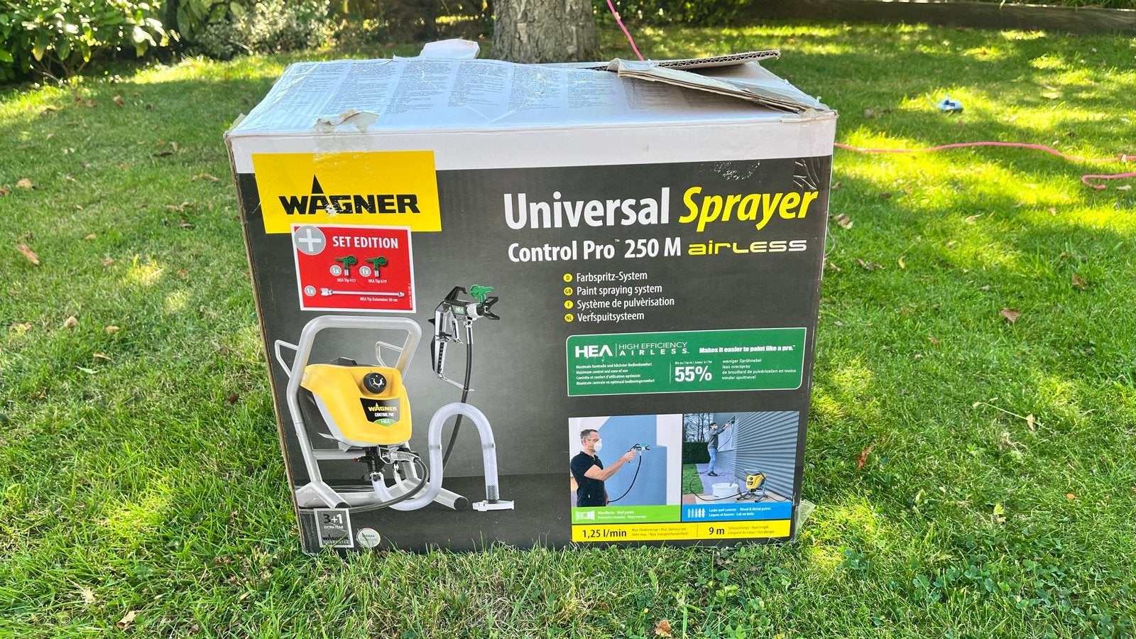 Wagner Control Pro 250 M Airless verfspuit, Ophalen of Verzenden, Zo goed als nieuw, Verfspuit of Verfpomp