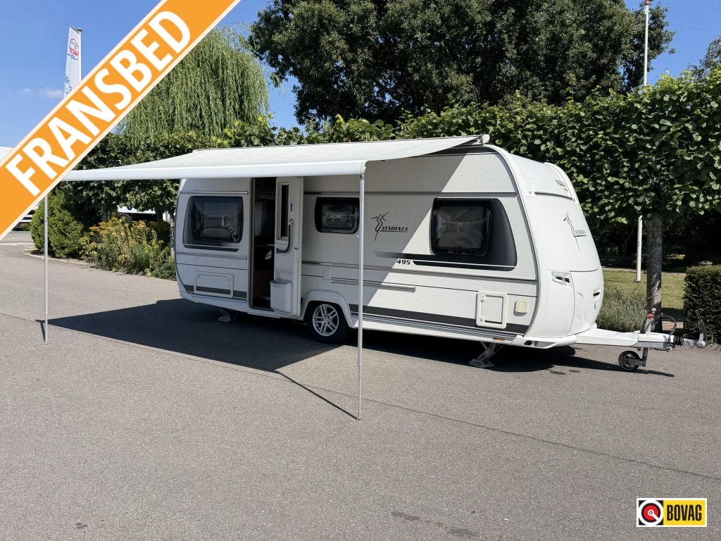 Fendt Tendenza 495 SFB Mover,Luifel,TrumaCombi 4, Caravans en Kamperen, Caravans, Rondzit, Schokbreker, Bedrijf, Overige typen