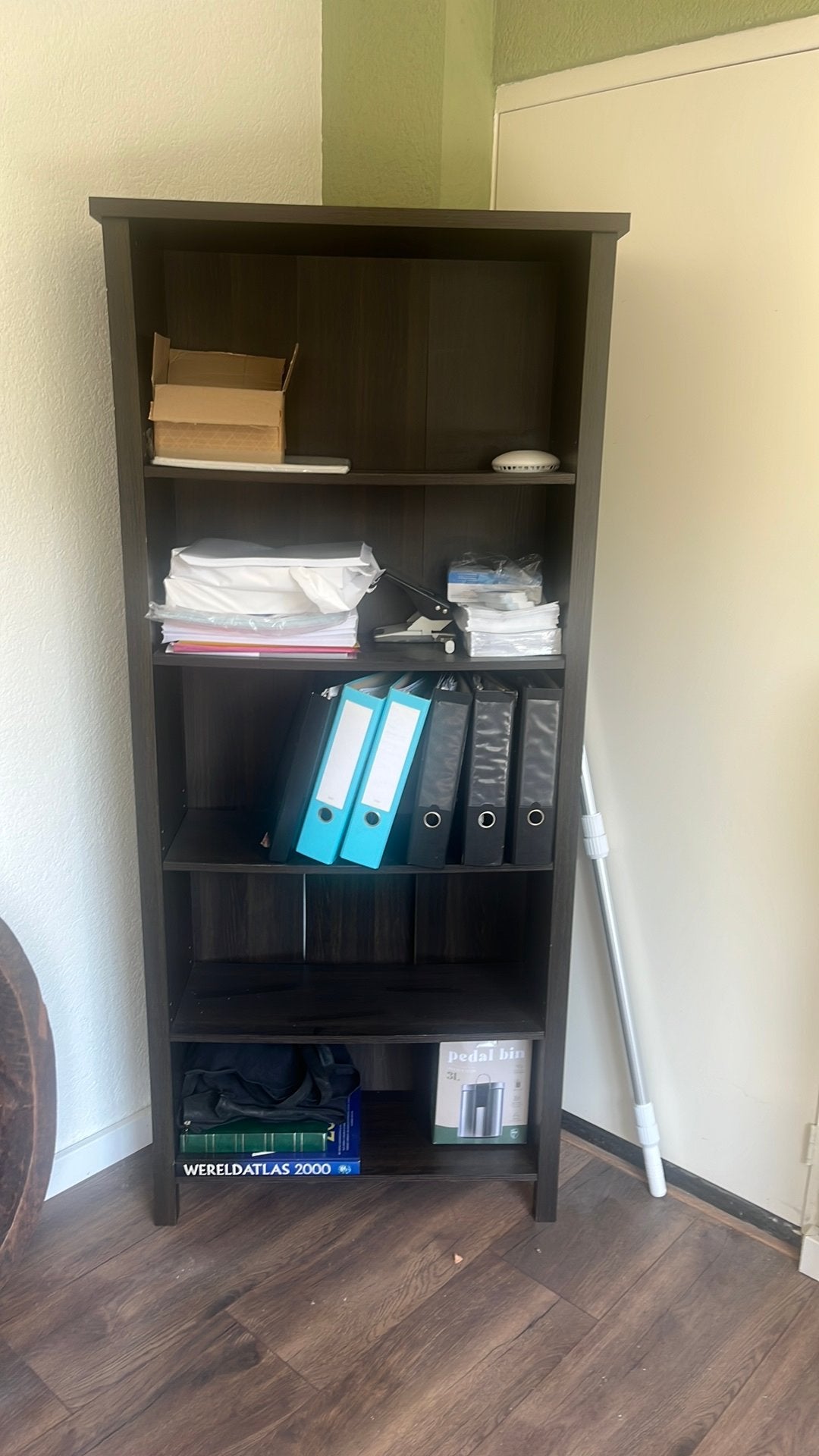 Billy kast, ikea, donkerbruin, Huis en Inrichting, Kasten | Roldeurkasten en Archiefkasten, Ophalen, Gebruikt, 200 cm of meer