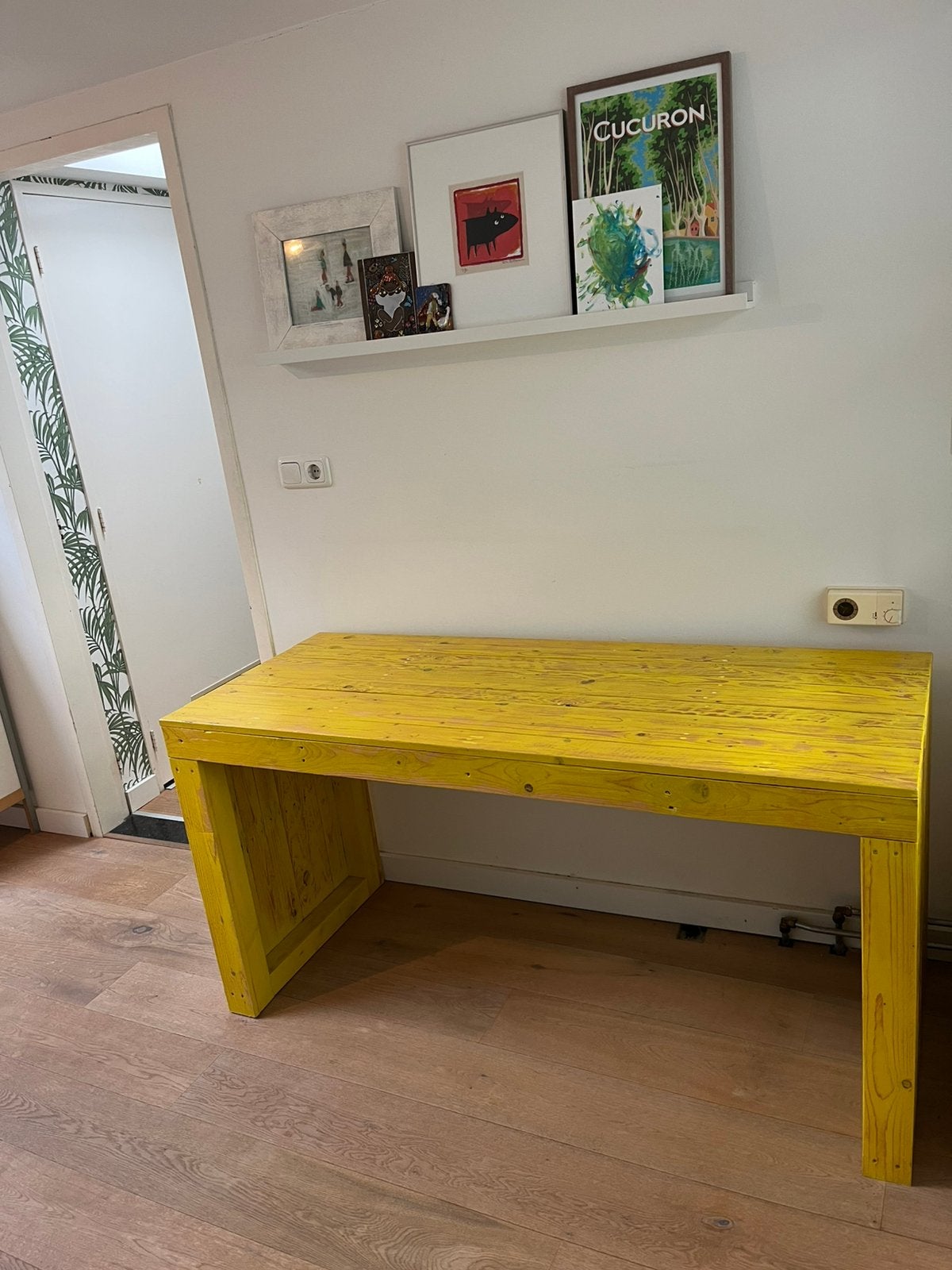 Tafel/ bureau, 150 cm, Hout, Zo goed als nieuw, 61 cm