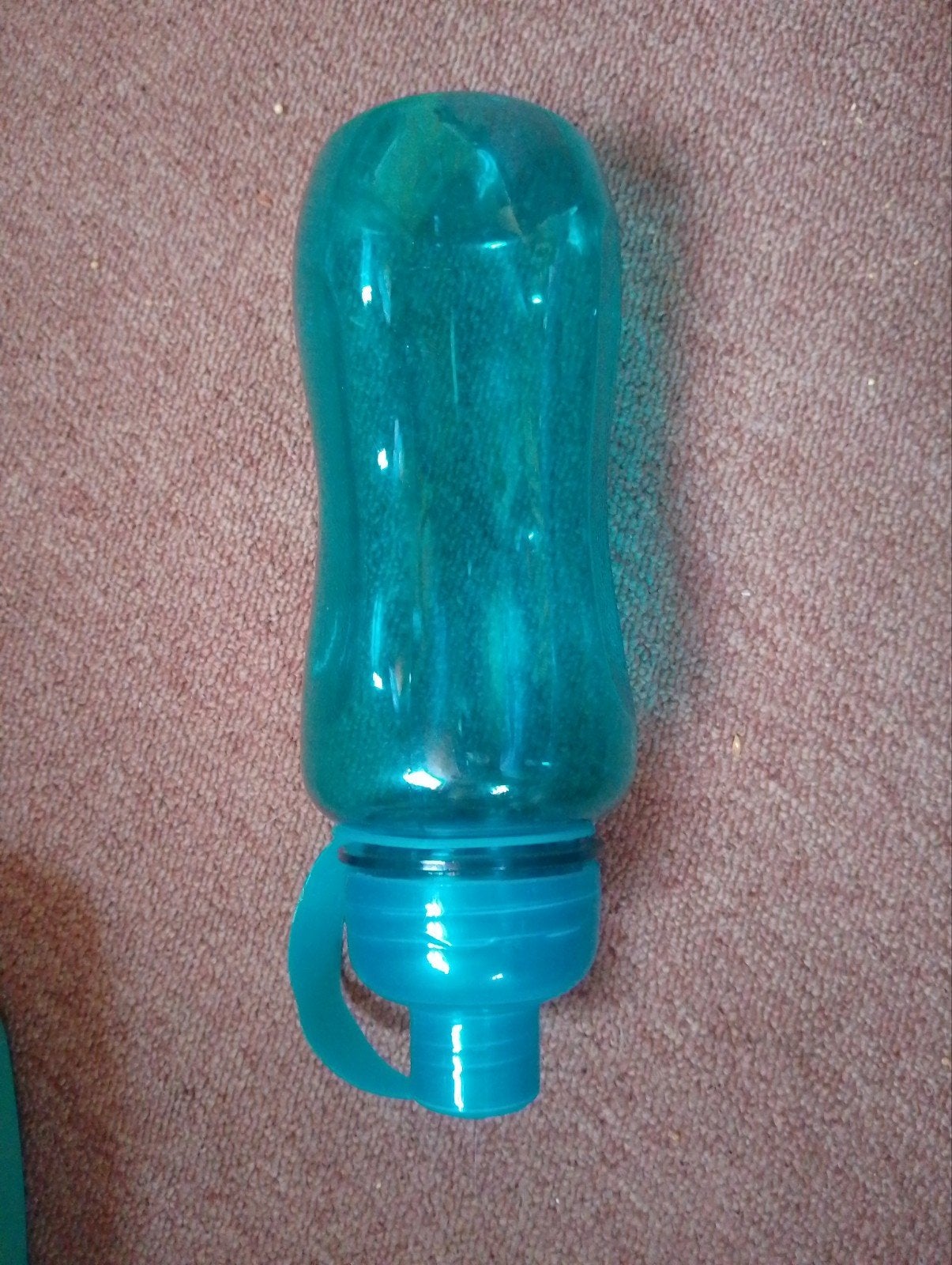 Turquoise drinkfles / bidon, Ophalen of Verzenden, Zo goed als nieuw