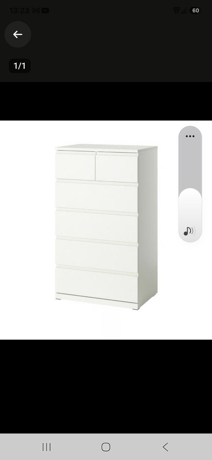GEZOCHT: MALM IKEA LADENKAST 6 LADES, Huis en Inrichting, Zo goed als nieuw, Minder dan 100 cm, 25 tot 50 cm, 50 tot 100 cm