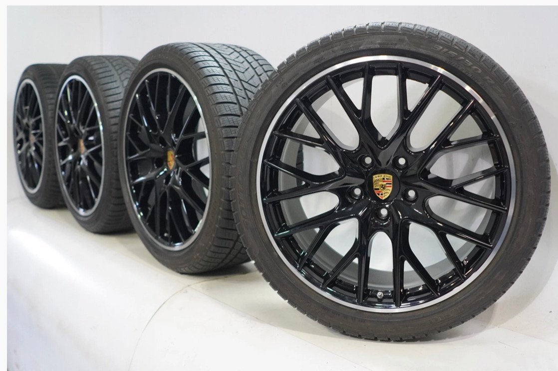 Orgineel Porsche Panamera 971 21 inch velgen set met banden, Auto-onderdelen, Banden en Velgen, Ophalen, Gebruikt, Overige, Banden en Velgen
