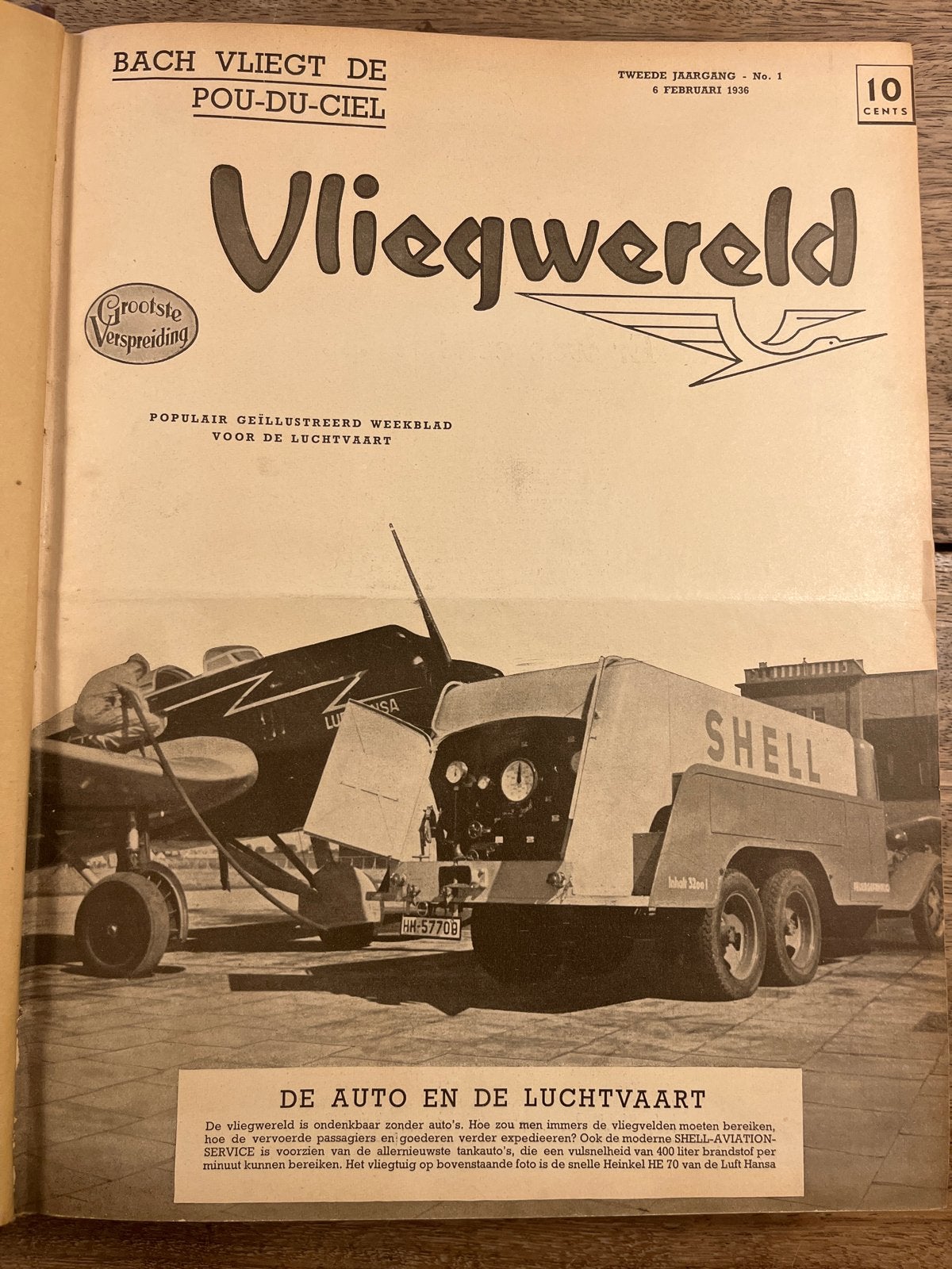 Vliegwereld - jaargang  1936, Ophalen, Gelezen, Overige typen