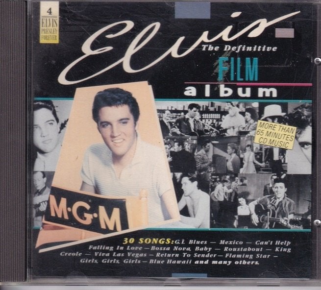 ELVIS PRESLEY - THE DEFINITIVE FILM ALBUM uit 1987, Ophalen of Verzenden, Zo goed als nieuw, Pop