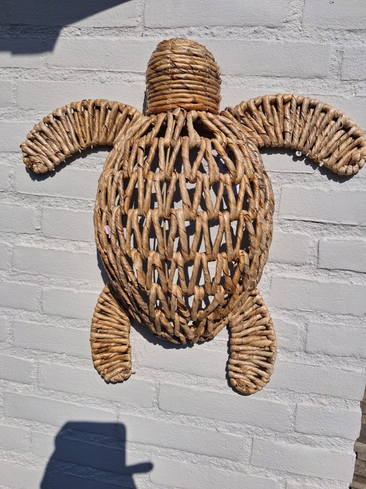 Nieuw gave schildpad rotan walldeco, Verzenden, Nieuw, Nbt, Varios