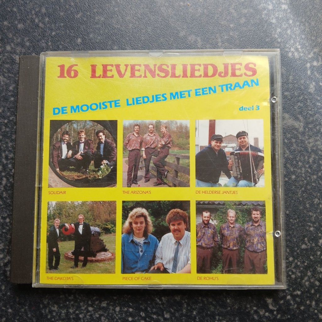 16 levensliedjes deel 3 (Ivory Towers) (Piraten), Cd's en Dvd's, Cd's | Nederlandstalig, Ophalen of Verzenden, Gebruikt, Levenslied of Smartlap