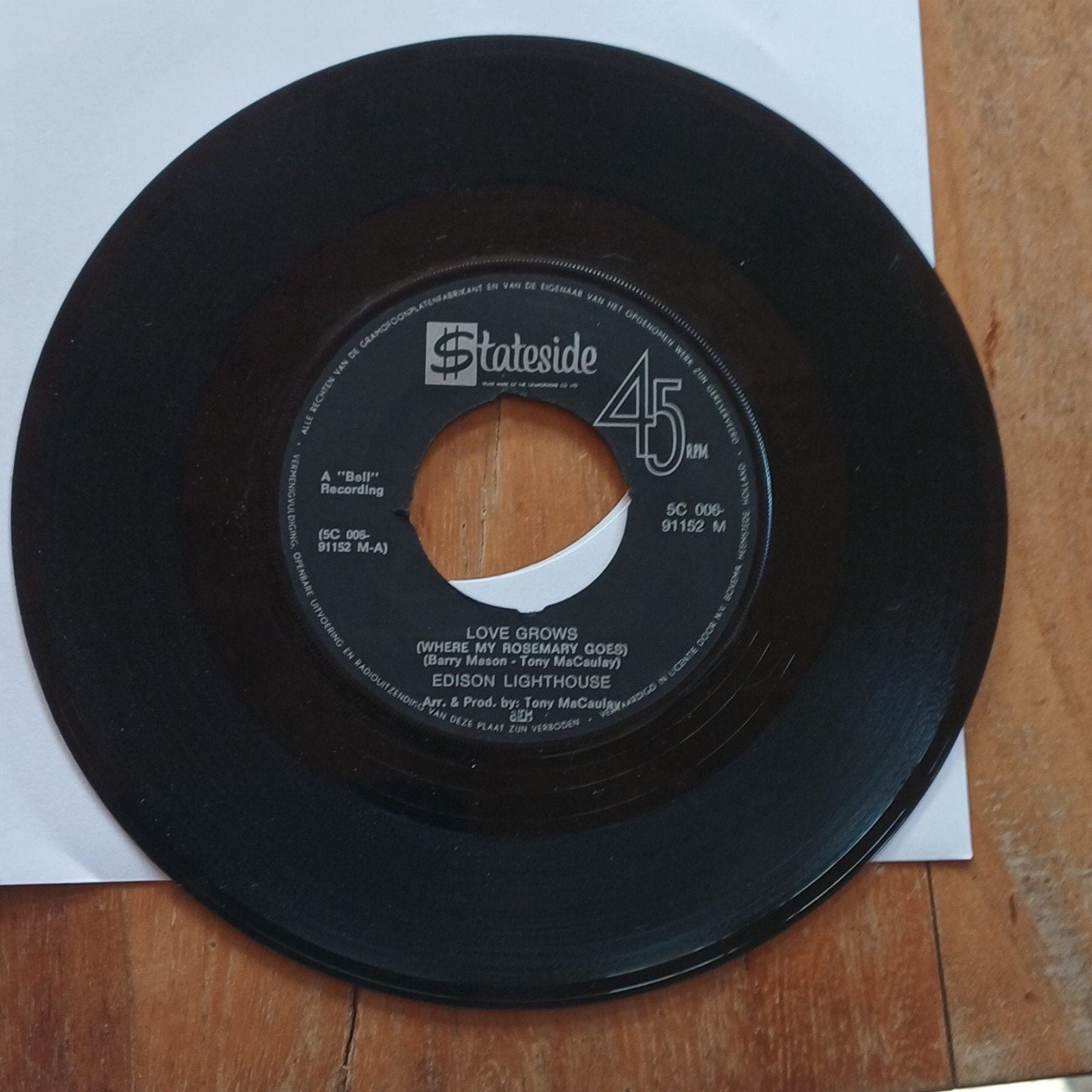 Edison Lighthouse, Ophalen of Verzenden, Zo goed als nieuw, Pop