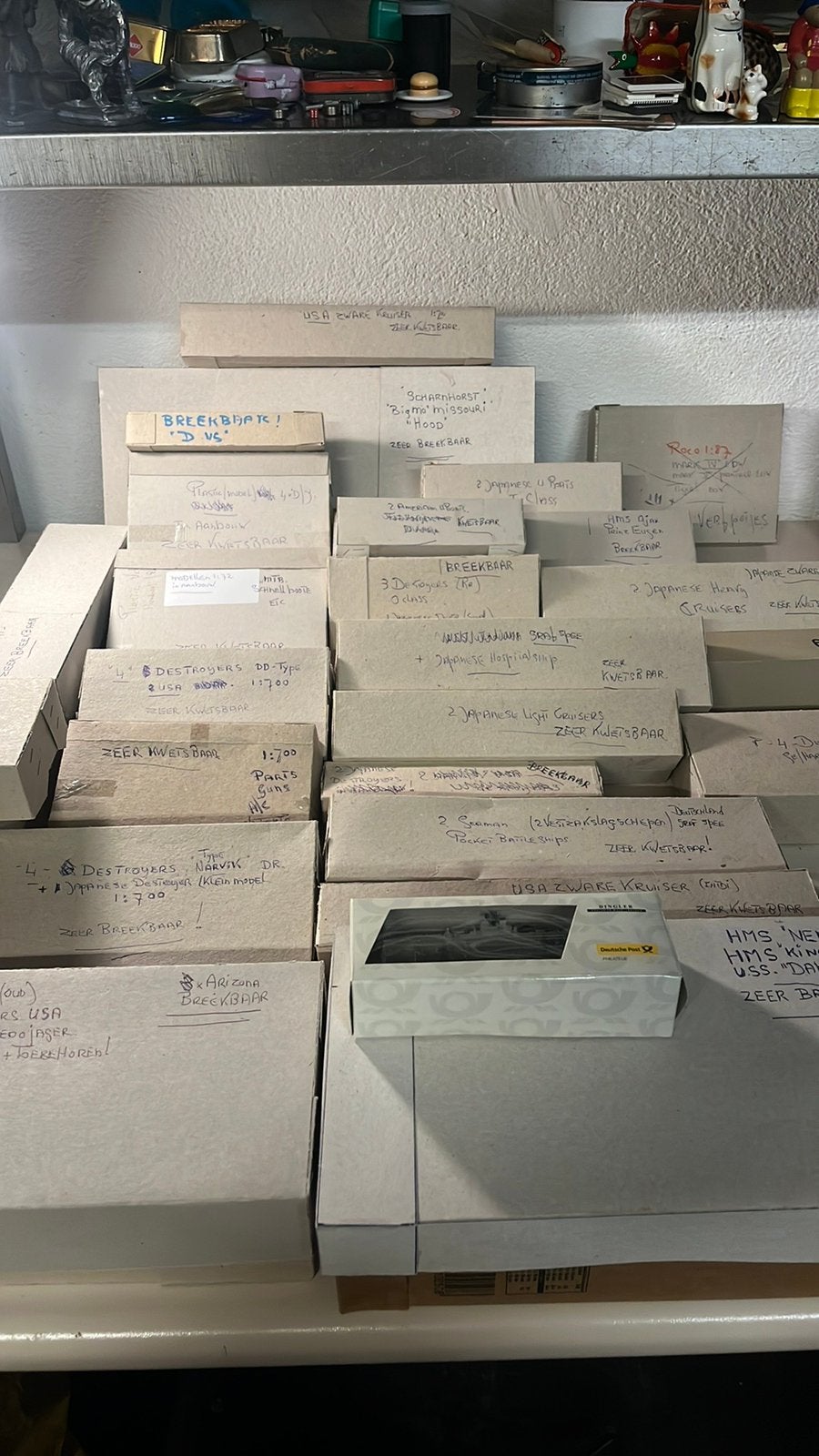 Zelfbouw mega partij totale vloot WW2 oorlog schepen, Keramiek, Zo goed als nieuw, 10 m² of meer, Vloertegels