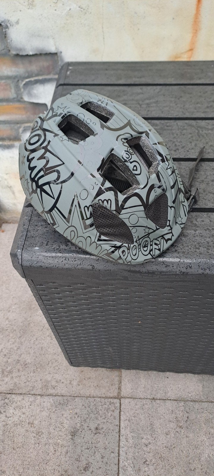 Kinder fietshelm met stoere print, Ophalen, Nieuw, Overige maten, Jongen of Meisje