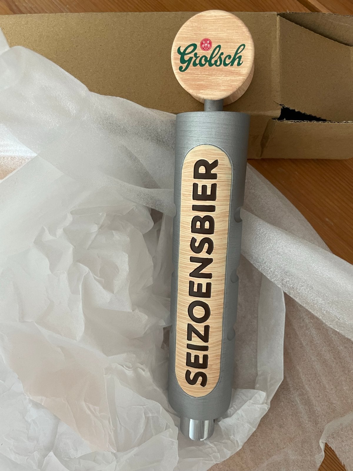 Unieke Grolsch Seizoensbier taphendel - Nieuw, Ophalen of Verzenden, Nieuw, Overige typen, Grolsch