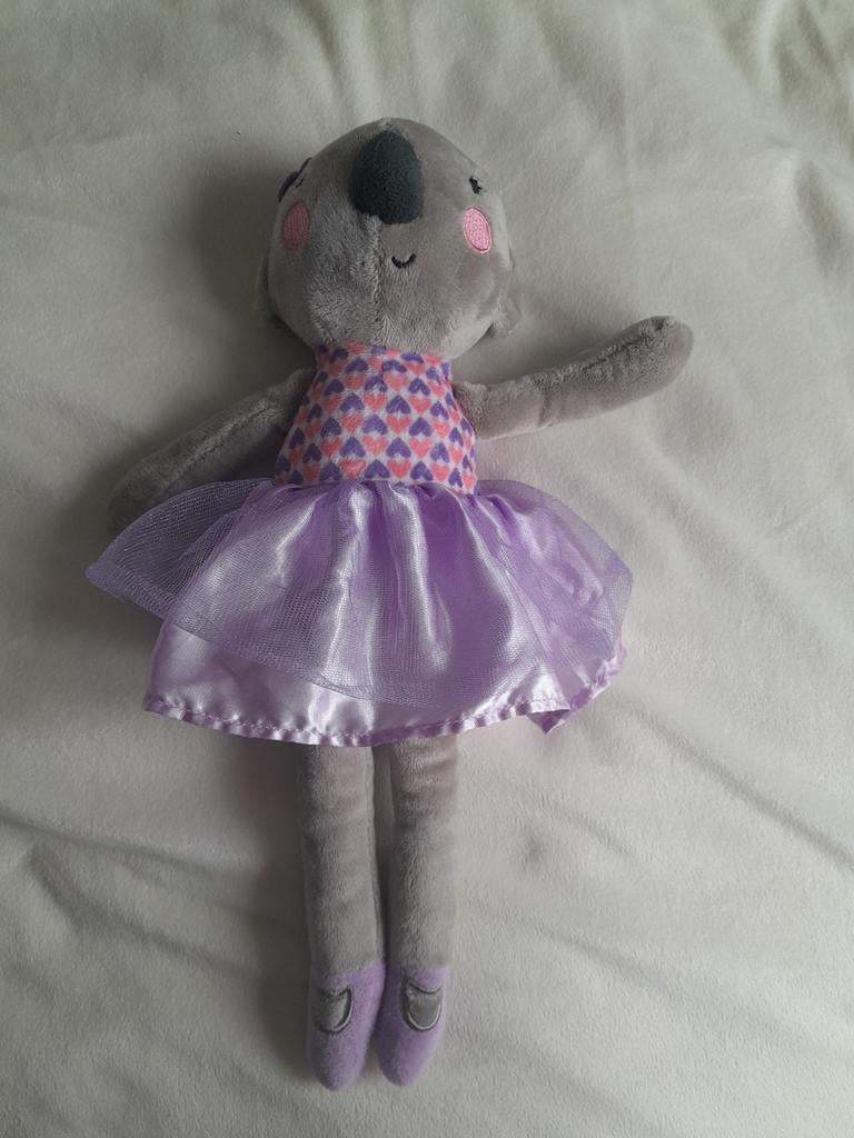 Koala knuffel in ballerina outfit, Gebruikt, Overige merken, Overige karakters, Overige typen