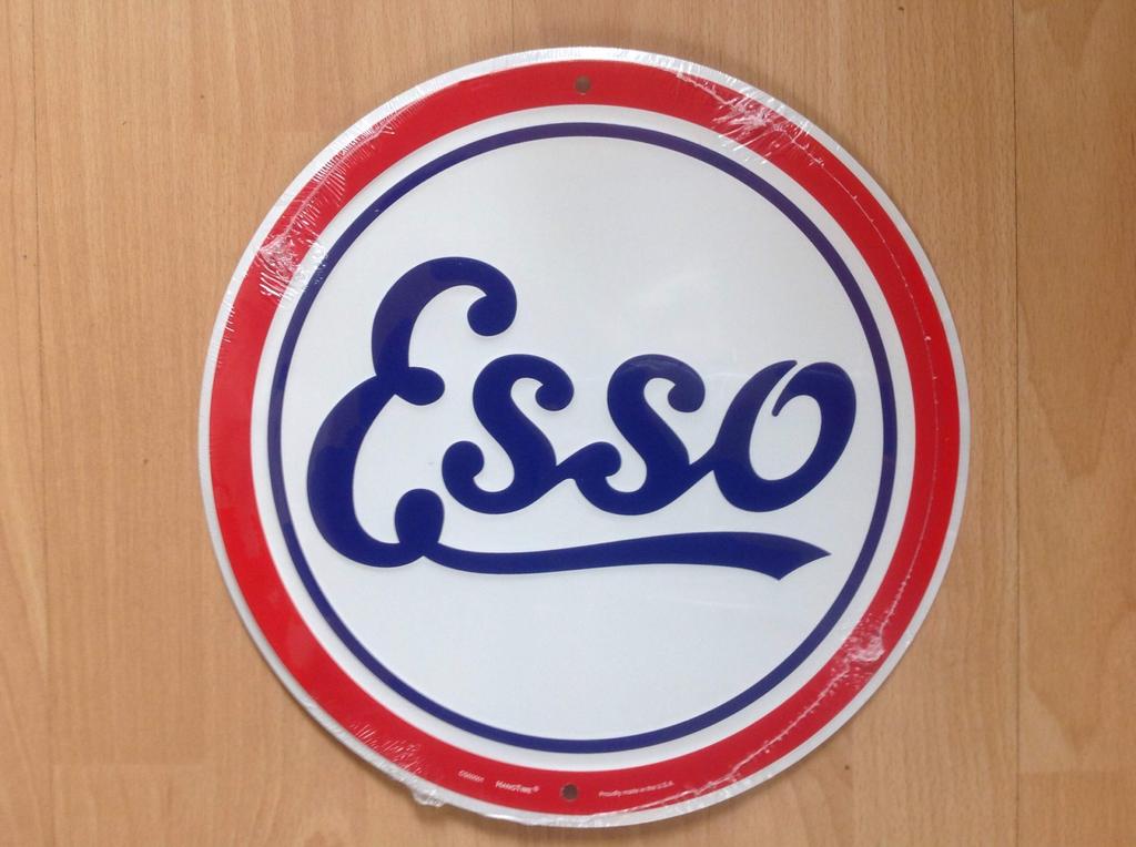 Retro 3D ESSO recclame bord (geen emaille), Ophalen of Verzenden, Nieuw, Reclamebord